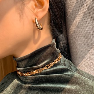 Vòng choker xích size vừa mắt xích đan móc nối