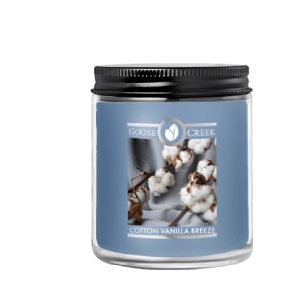Nến Ly Sáp Đậu Nành Goose Creek 7oz - 200g - Cotton Vanilla Breeze