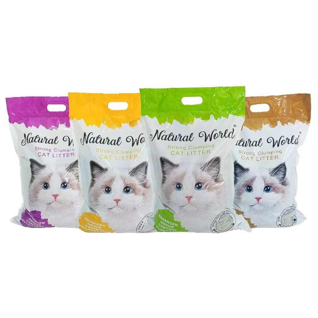 CÁT VỆ SINH CHO MÈO CHẤT LƯỢNG CAO - NATURAL WORLD 16L/ 8KG