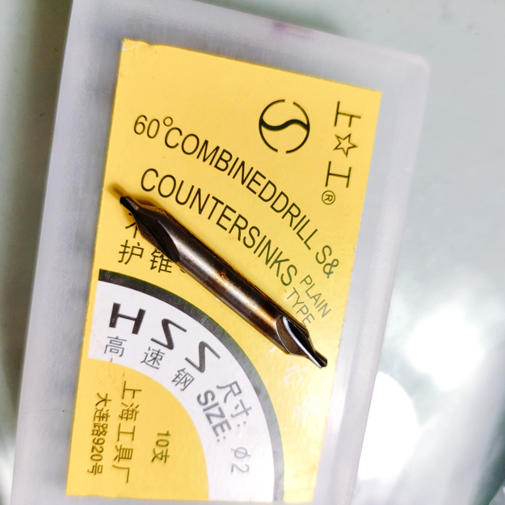 MŨI KHOAN TÂM 2mm, GÓC CÔN 60 ĐỘ