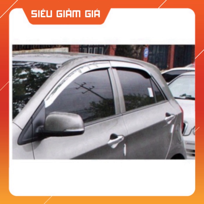 SIÊU GIẢM GIÁ VÈ CHE MƯA MẠ CROM KIA MORNING 2012-2020MADE IN KOREA HÀNG CAO CẤP