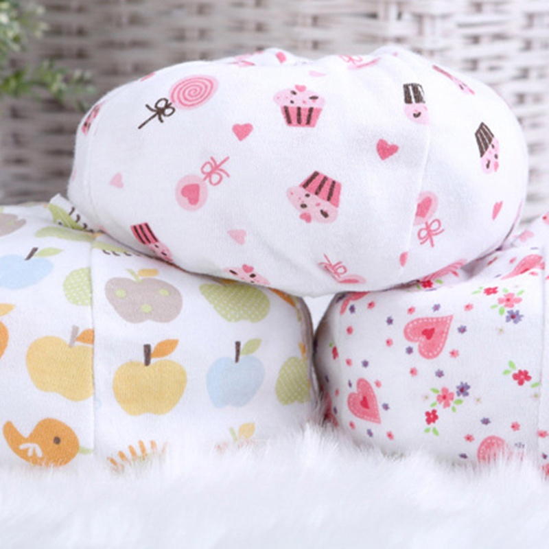 Mũ Trùm Đầu Chất Liệu Cotton Mềm Mại Giữ Ấm Nhiều Màu Xinh Xắn Cho Bé Sơ Sinh
