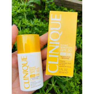 (Bill Usa) Clinique Mineral Sunscreen Fluid For Face SPF 50