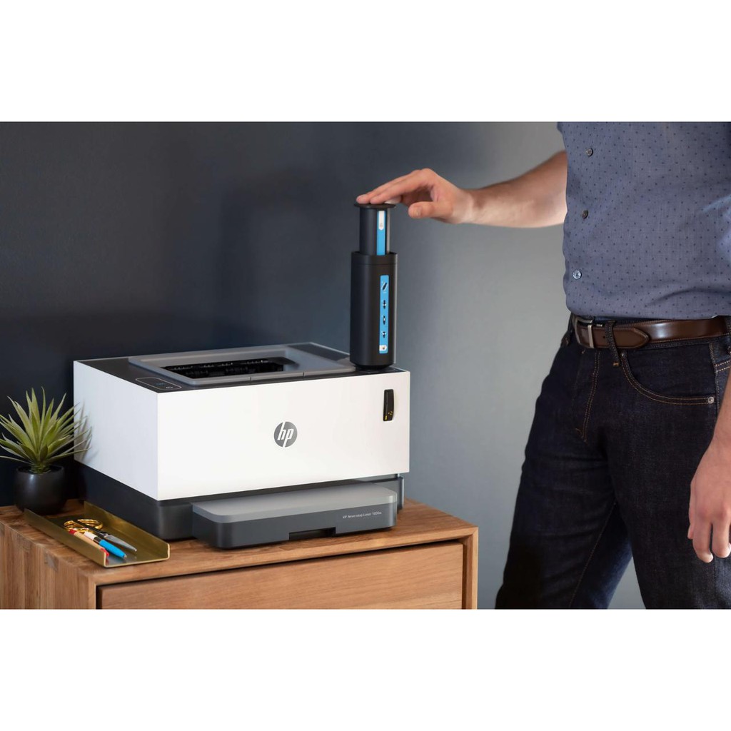Máy in HP Neverstop Laser 1000W hàng mới chính hãng bảo hành 12 tháng nạp mực đơn giản không cần tháo hộp mực | BigBuy360 - bigbuy360.vn