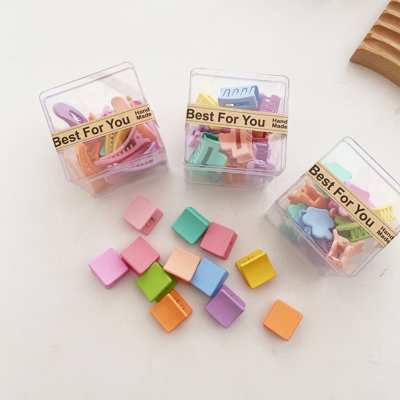 Hộp Kẹp Tóc Cỡ Nhỏ Màu Sắc Ngọt Ngào Xinh Xắn Cho Bé Gái