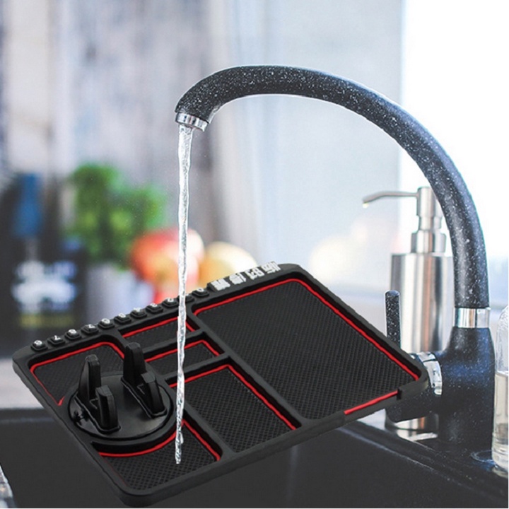 Giá Đỡ Điện Thoại, Dùng Trên Xe Ô Tô, Giá Kẹp Bằng Silicon Tự Dính, Chống Trượt Đa Năng Tiện Dụng - Bảo Hành 12 Tháng