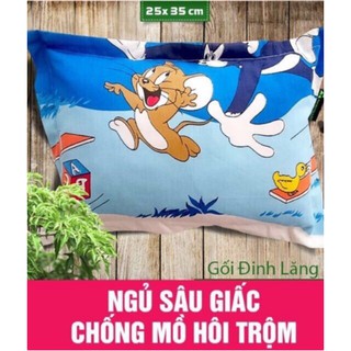 Gối Lá Đinh Lăng Cao Cấp Bella Đủ Size (Gối Thảo Dược Cho Bé Sơ Sinh Chống Mồ Hôi Trộm, Giật Mình)
