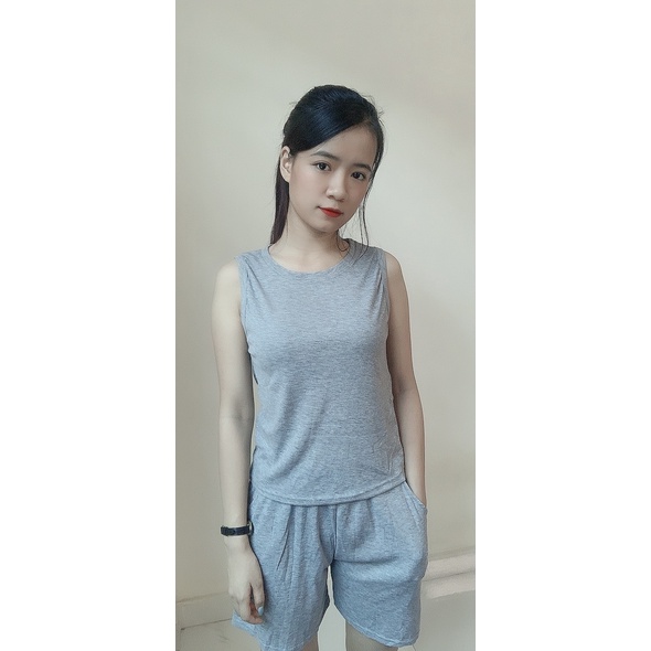 BỘ quần áo thun body nữ, co giãn 4 chiều, kiểu dáng body bassic phong cách hàn quốc