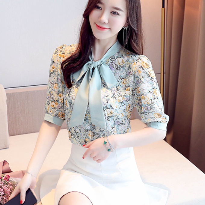 B749 ÁO HOA SƠ MI TAY LỠ SALE LẺ SALE