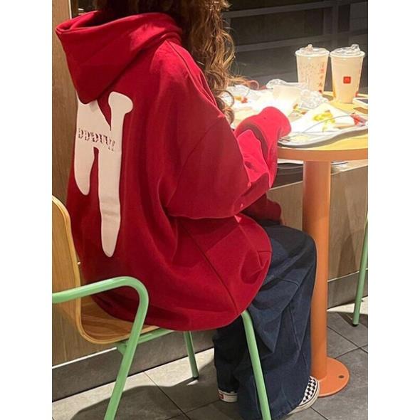 Áo Nỉ Hoodie Thời Trang Xuân Thu Cá Tính Form Rộng Tay Bồng Ulzzang Unisex( Hàng Sẵn)