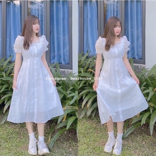 bigsize - ❤️🔱 ĐẦM TRẮNG XẾP NGỰC 🔱❤️