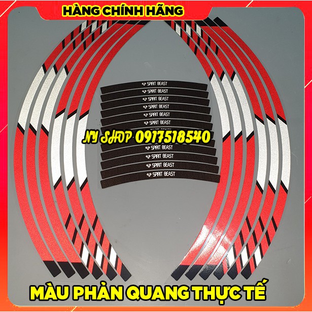 ⚡️ Tem dán vành phản quang 3M Spirit Beast (DÁN VÀNH 18 TRỞ XUỐNG) ⚡️