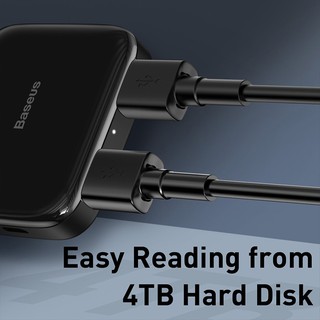 BỘ CHIA CỔNG USB HUB 4X USB 2.0 BASEUS CAHUB-CW01
