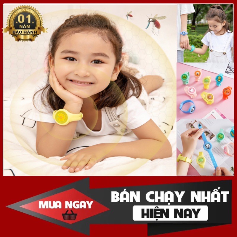 Vòng Tay Đuổi Muỗi Phát Sáng A8