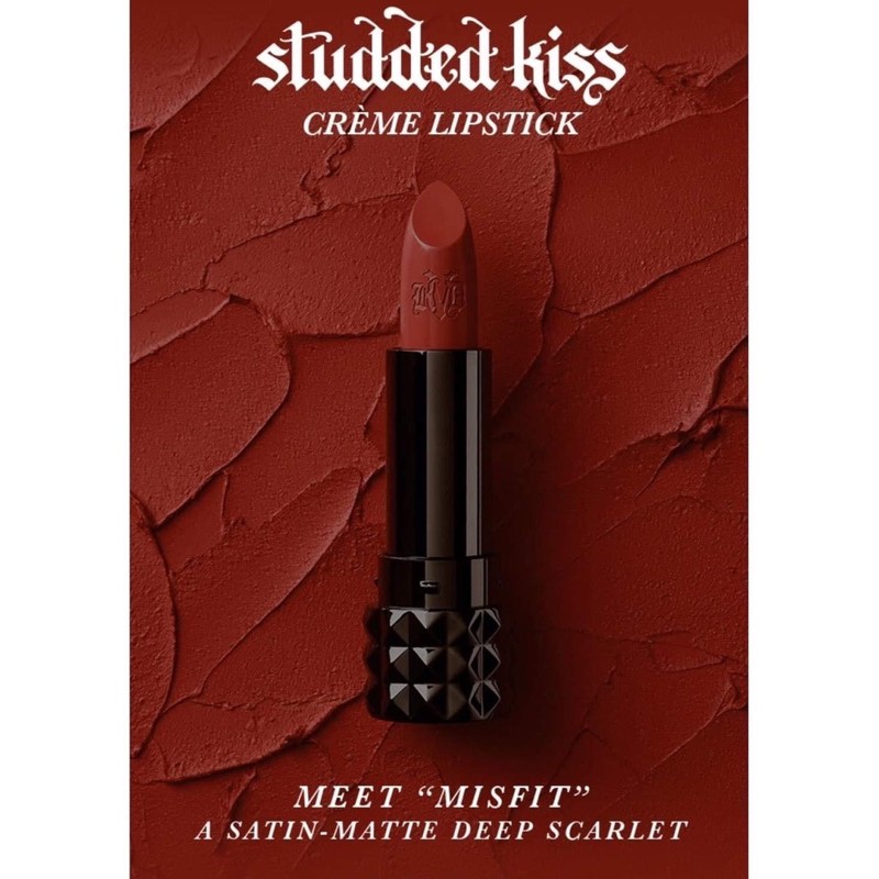 [Có sẵn] SON KAT VON D Studded Kiss Lipstick Misfit Đỏ Đất