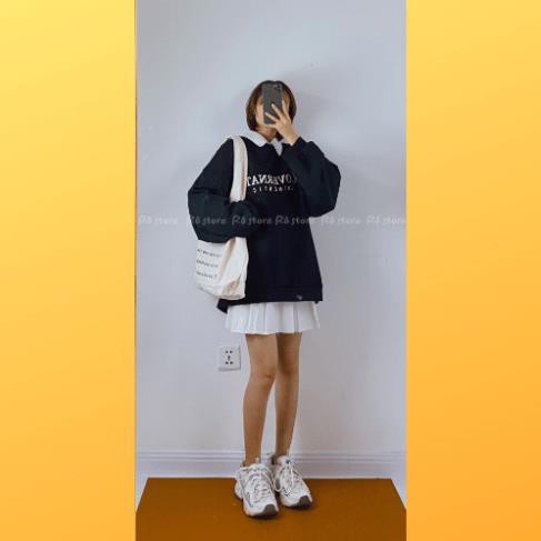 Áo Sweater Form Rộng Unisex Tay Bồng Nam Nữ Mặc Được PT10, Áo hoodie nam nữ Chất Nỉ Hàng Xuất Dày Đẹp Không Bai Cover