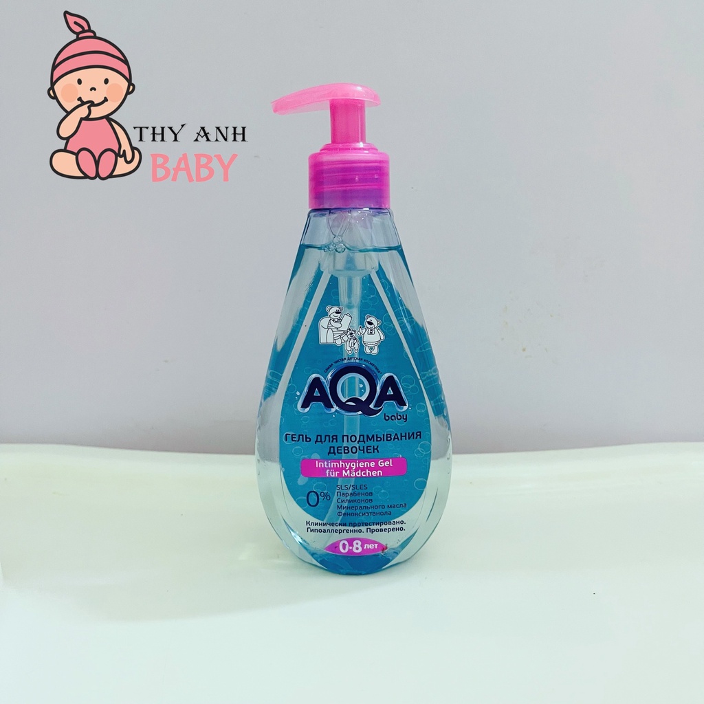 Dung Dịch Vệ Sinh Bé Gái AQA Baby Cho Bé 0-8 Tuổi 250ml