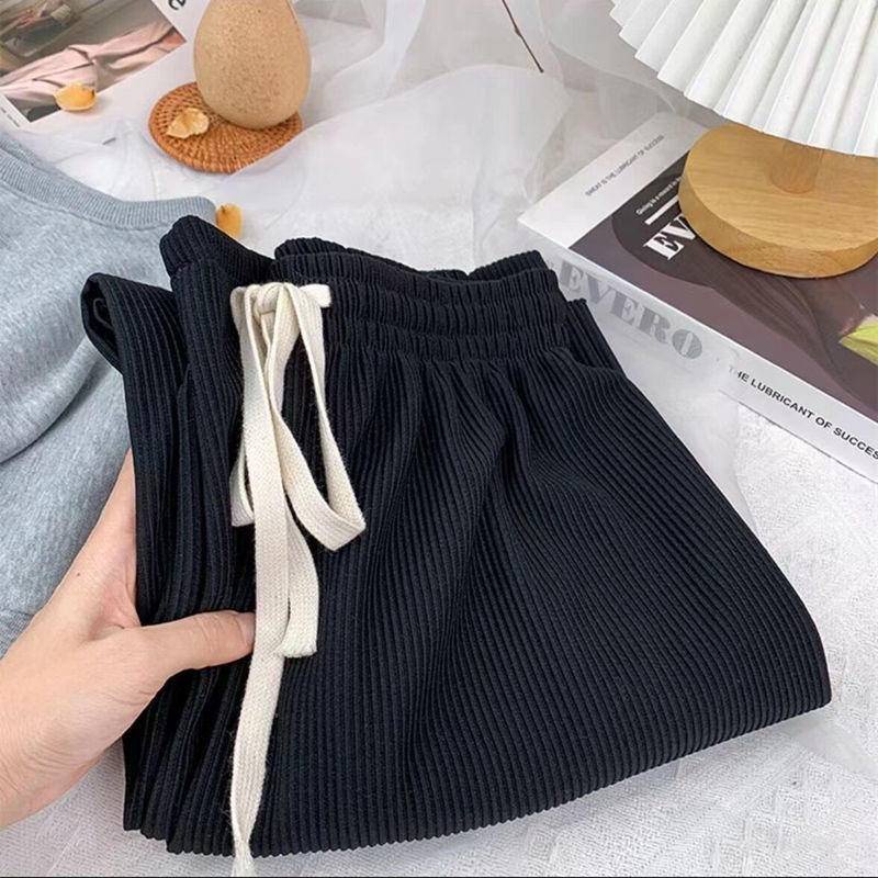 Quần Dài Ống Rộng Lưng Cao Dáng Suông Thời Trang Cho Nữ