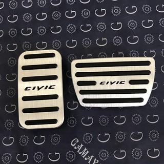 Bộ ốp bọc chân ga, chân phanh - Honda Civic 2016-2020( cao cấp)