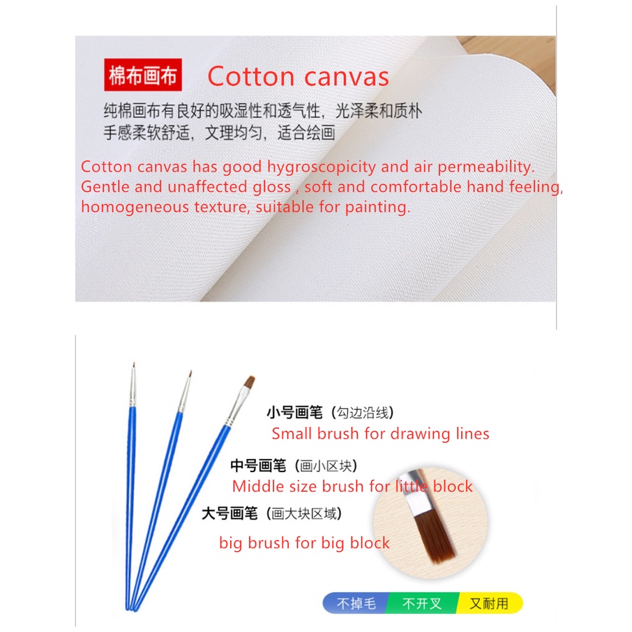 Tranh Sơn Dầu 40*50Cm Tự Làm Hình NARUTO