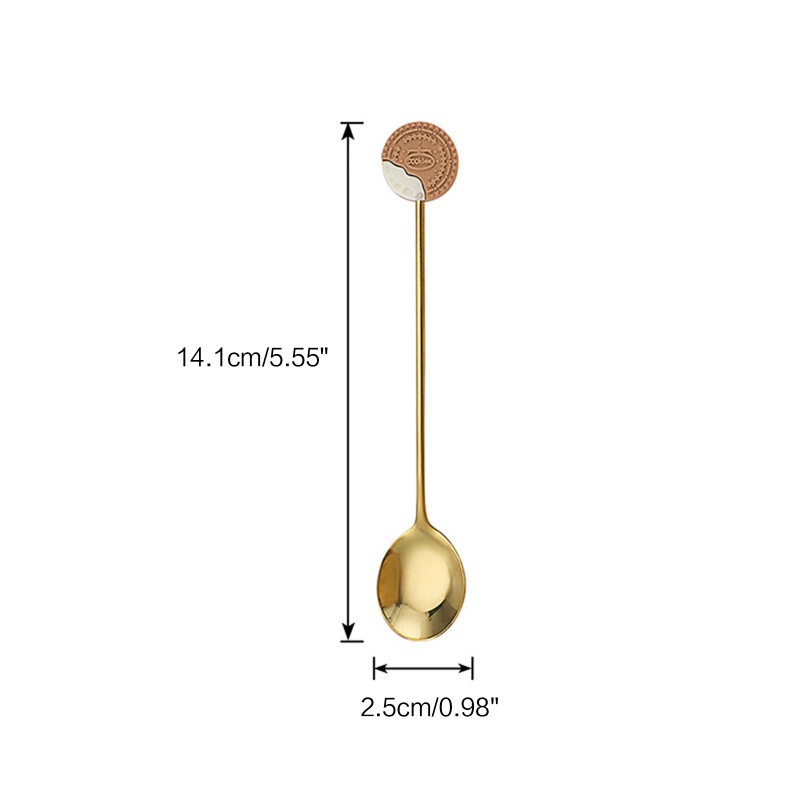 Muỗng Cà Phê Espresso Mạ Điện Bằng Thép Không Gỉ 304 Cao Cấp