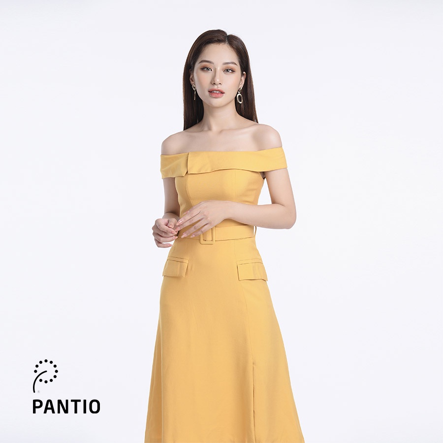 Đầm dạo phố thiết kế hở vai FDP32559 - PANTIO