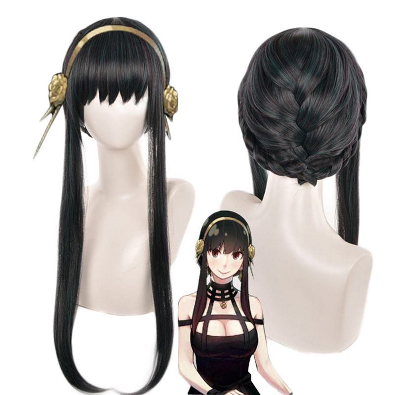 [Sẵn] Wig/tóc giả cosplay Yor - Spy x Family màu đen nhiều mẫu [Miu Cosplay]
