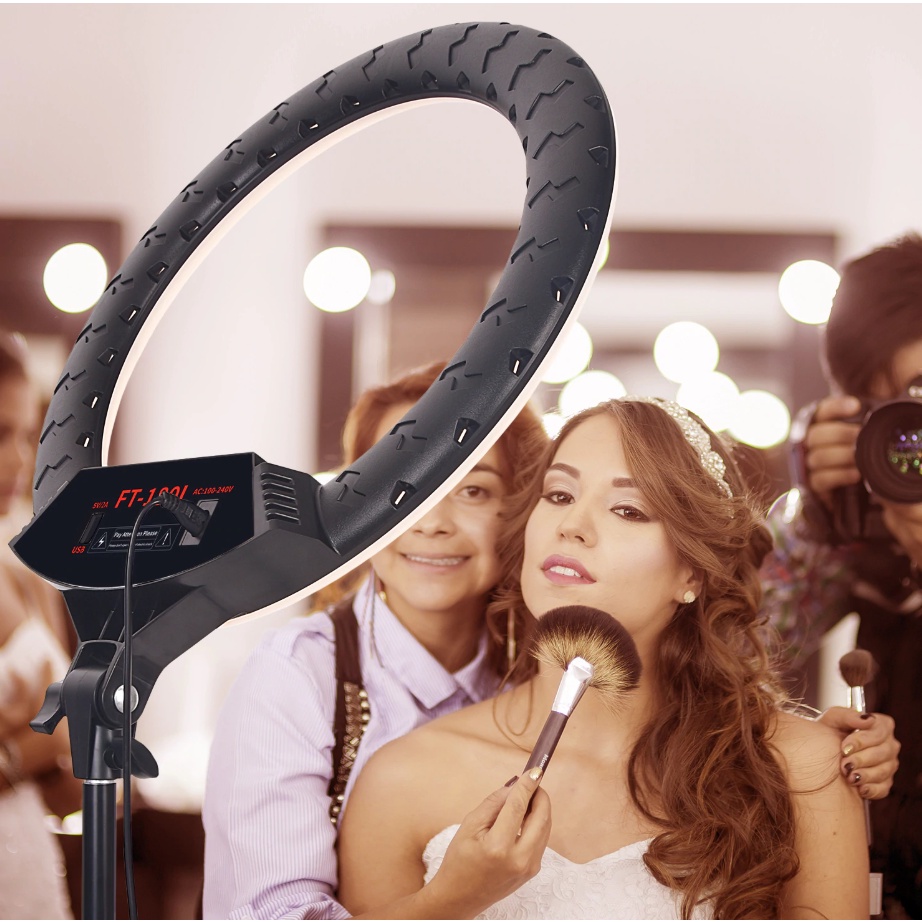 Đèn Livestream 45cm 3 Kẹp 3 Chế Độ Sáng Kèm Điều Khiển Và Chân 2m1 - Đèn Livestream Bán Hàng Chuyên Nghiệp Siêu Sáng