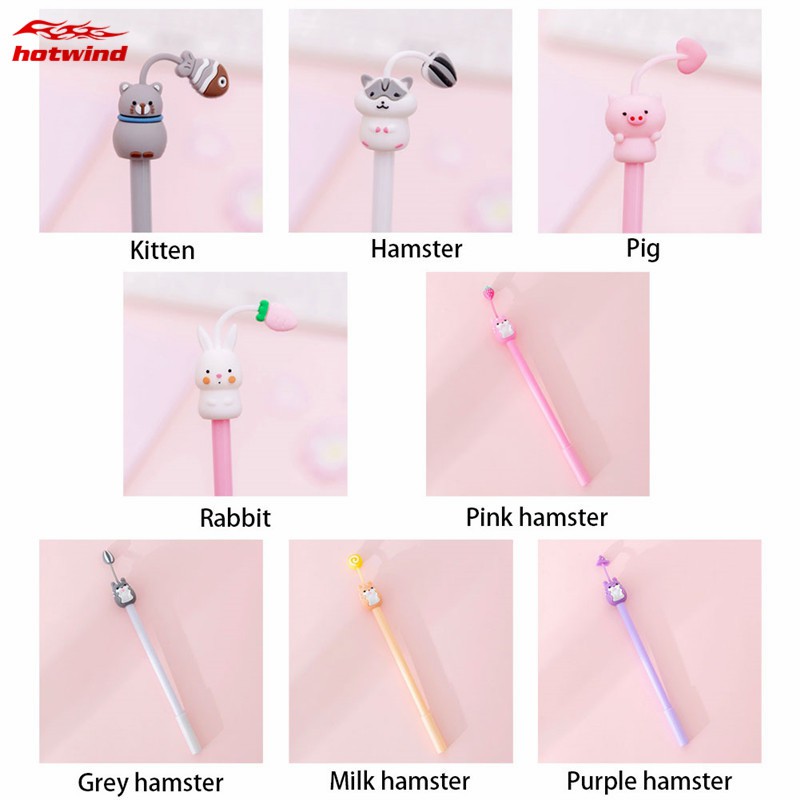 Bút Mực Gel Cỡ Ngòi 0.5mm Kiểu Dáng Xinh Xắn Dễ Thương