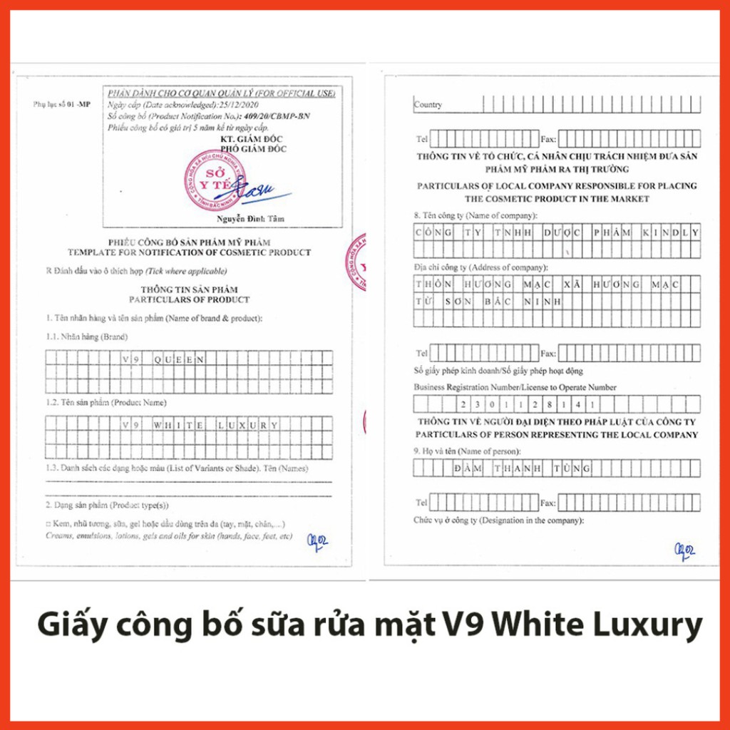 Sữa Rửa Mặt Sủi Bọt, Tinh Chất Rau Má - Mờ Thâm, Mụn, Dưỡng Trắng Da V9Queen | BigBuy360 - bigbuy360.vn