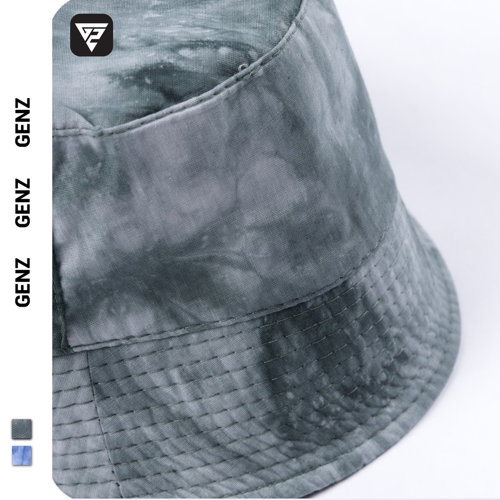 [Mã FAXANH245 giảm 10K đơn 50K] Mũ bucket tie dye GENZ vành cụp phong cách ulzzang unisex ZA019