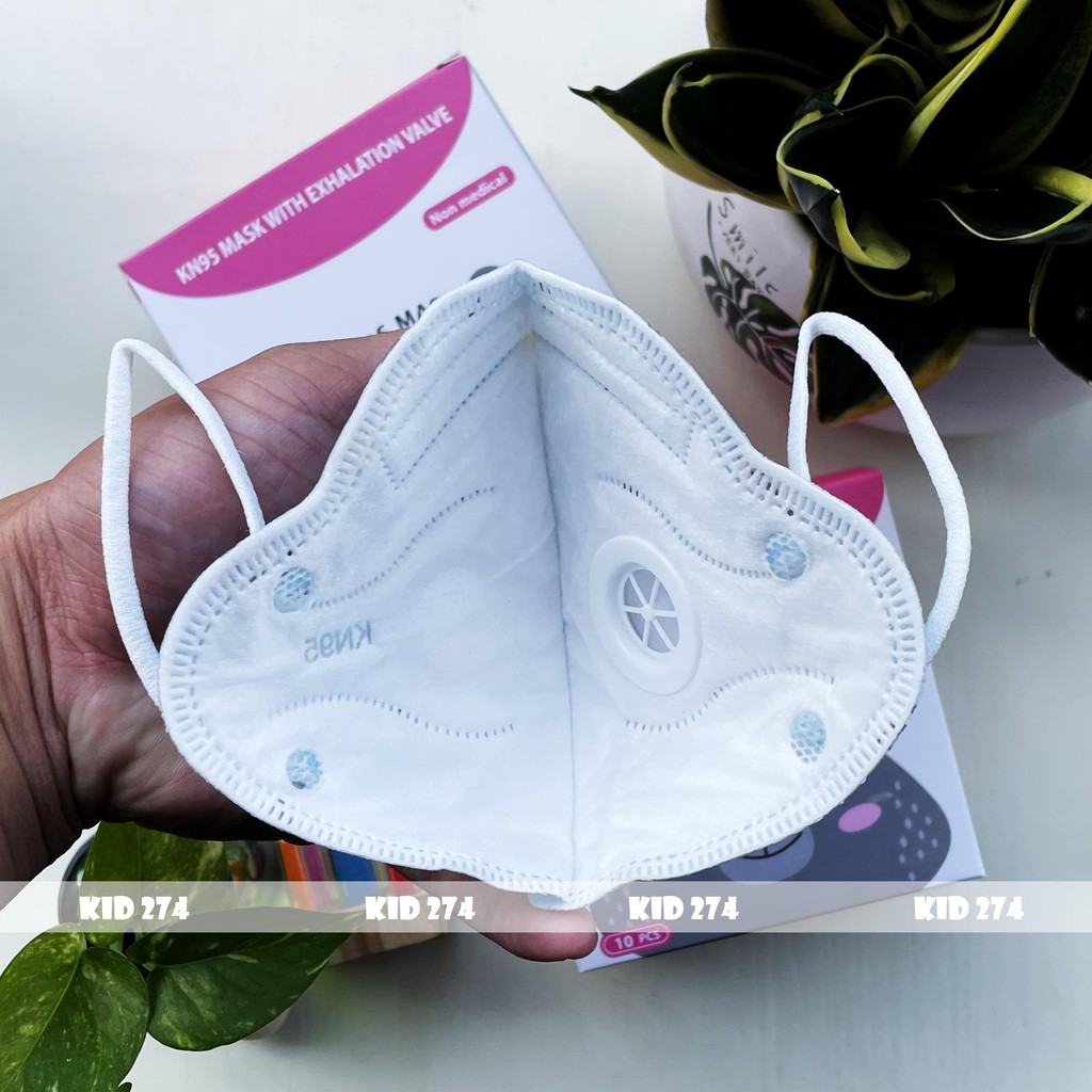 [Hộp 10c] Khẩu trang N95 - KN95 cho trẻ em có van thở 5 lớp chống bụi mịn PM2.5, khẩu trang y tế cho trẻ em kháng khuẩn | BigBuy360 - bigbuy360.vn