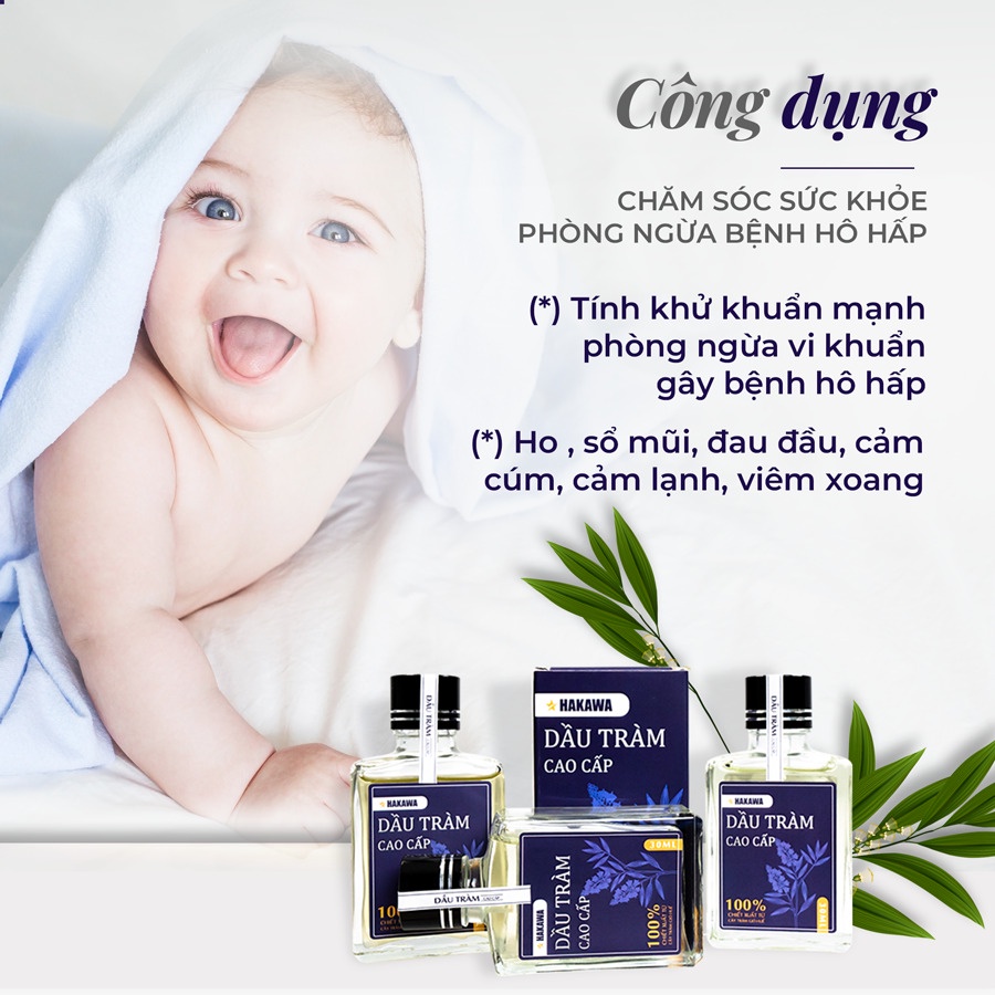 Tinh Dầu Tràm Cao Cấp HAKAWA - Sản phẩm chính hãng - Chính gốc đến từ Huế