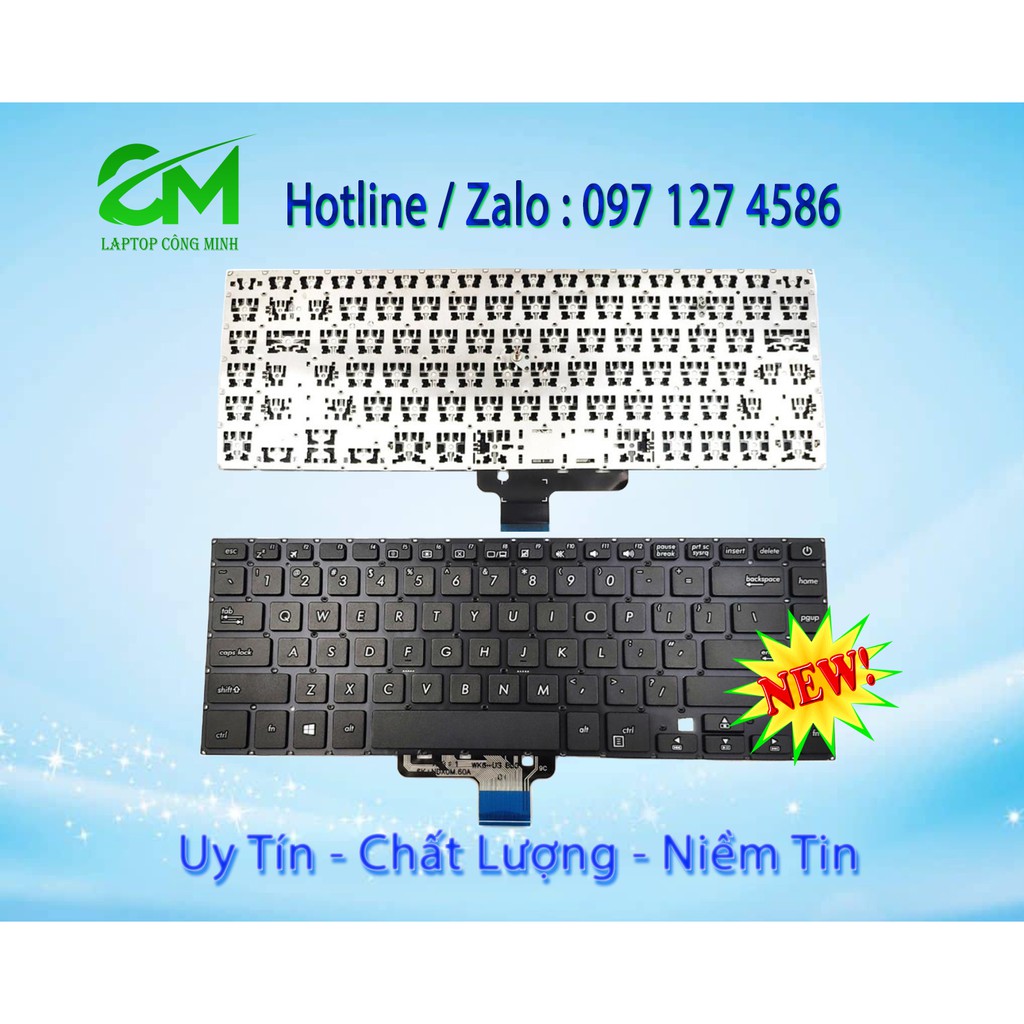 Bàn Phím Laptop Asus x510 s510 x510u S510u X510ua S15 s510ua - New Mới