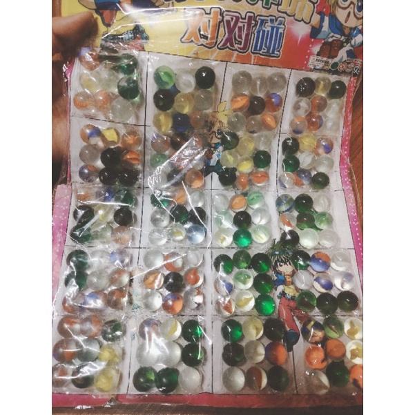 Gói 9 viên bive size to 16 mm thủy tinh trang trí hay chơi trò chơi