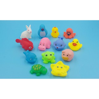 Bộ Đồ Chơi Nhà Tắm 13 Con Động Vật Và Sinh Vật Dưới Nước