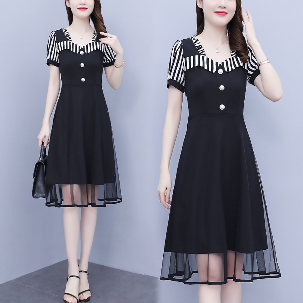 Đầm dự tiệc sang chảnh DenYa Sweet Dream hàng thiết kế cao cấp tay dài dễ thương chất liệu Umi V104