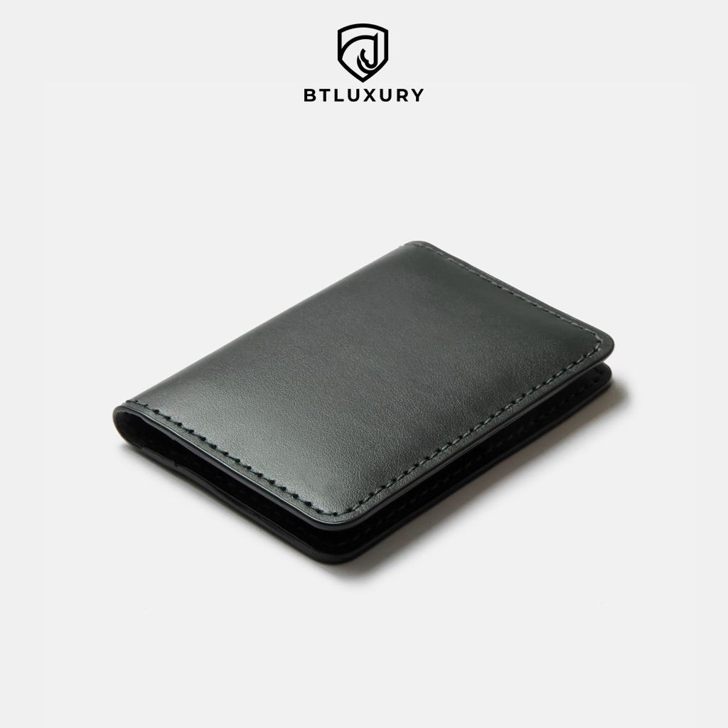 VÍ ĐỰNG THẺ MINI Card holder Da Thật Nhập Khẩu Cao Cấp Unisex Thương Hiệu BTLUXURY
