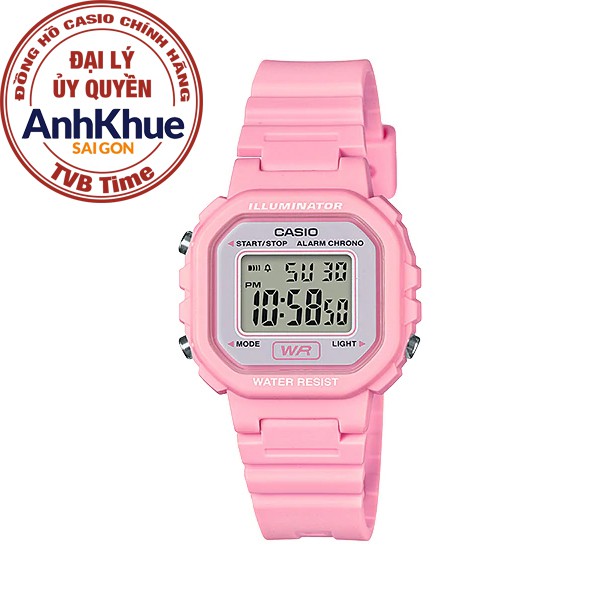 Đồng hồ nữ dây nhựa Casio chính hãng Anh Khuê LA-20WH-4A1DF (30mm)