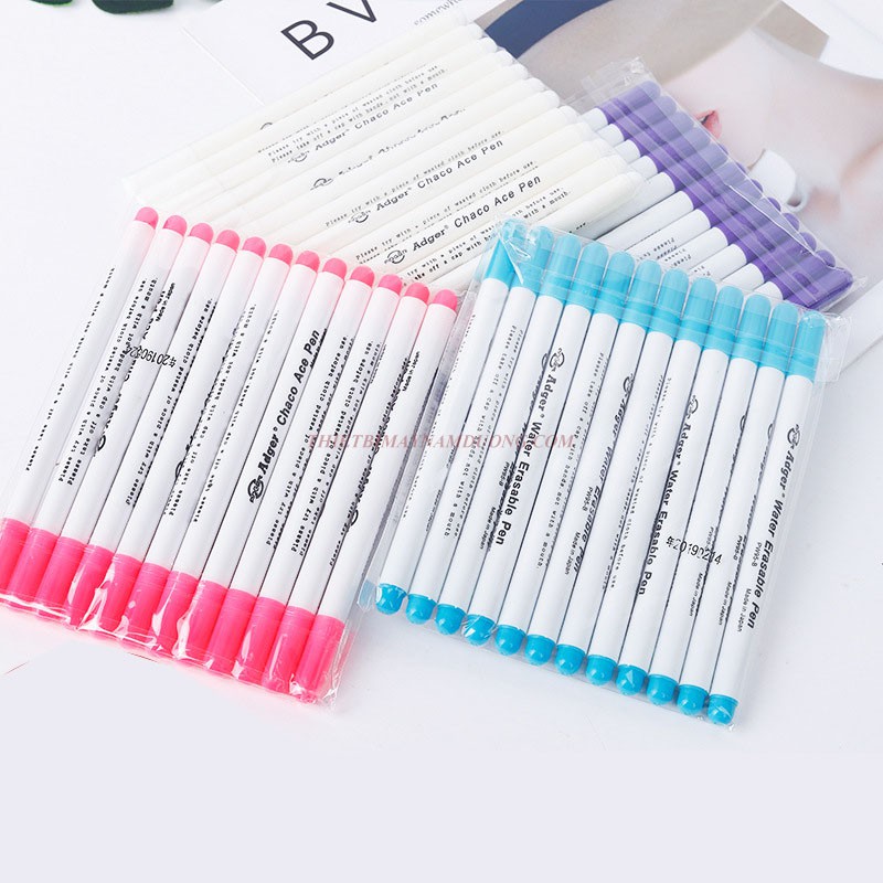 Bút vẽ bay sau giặt hoặc ủi bằng hơi nước  3 màu vỉ 12 cây
