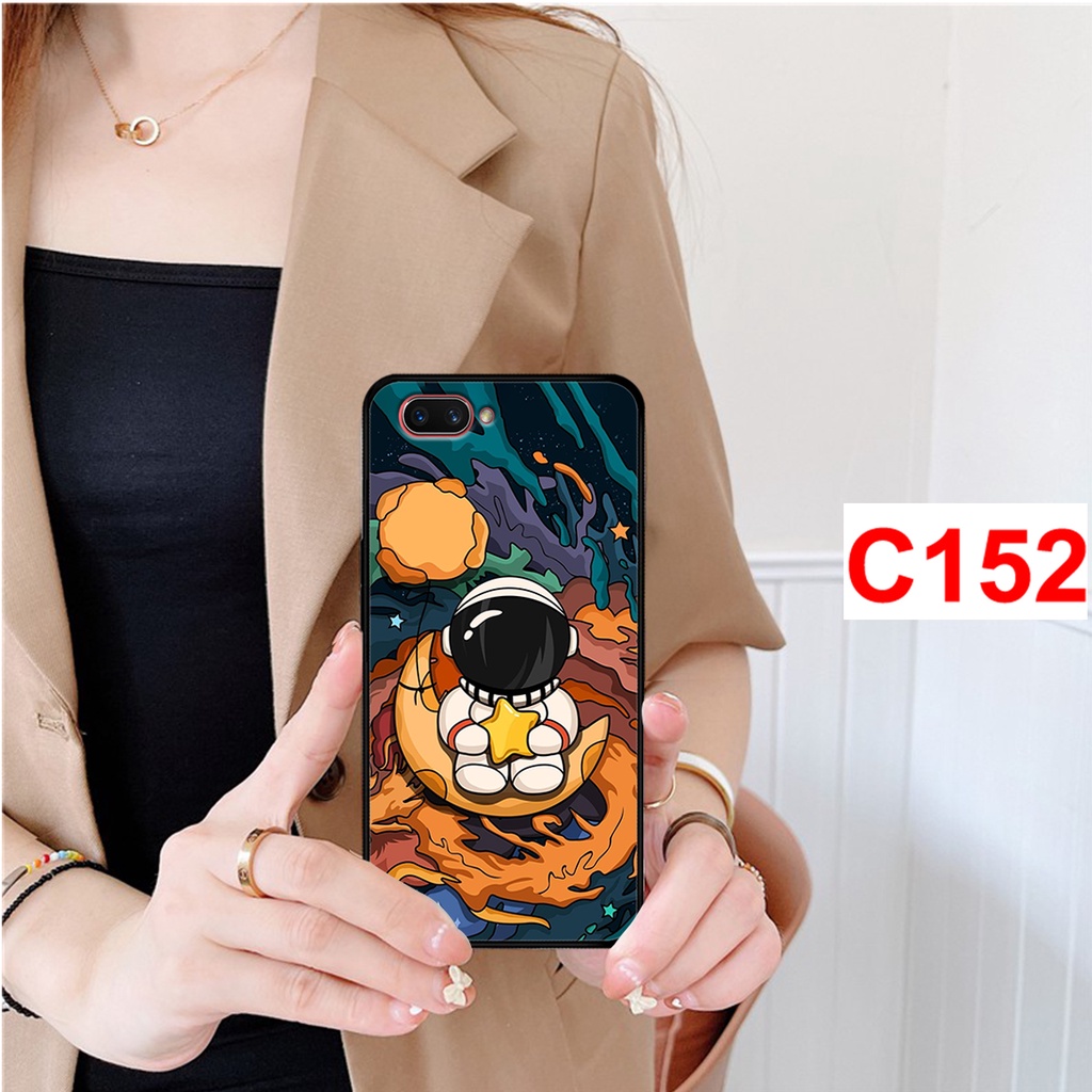 Ốp lưng Oppo A3s - A1k - Realme C1 - C2 in hình vũ trụ cute.