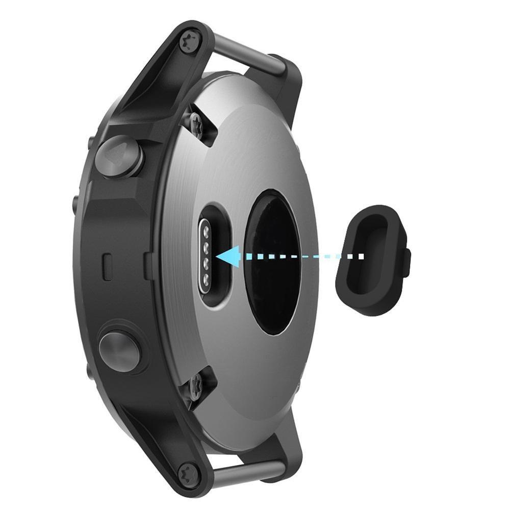 MYRONGVN Nắp Đậy Cổng Sạc Chống Bụi Bằng Silicon Cho Garmin Vivoactive 3 4 4S Fenix 6 6S 6X 5 5X 5S Forerunner 935