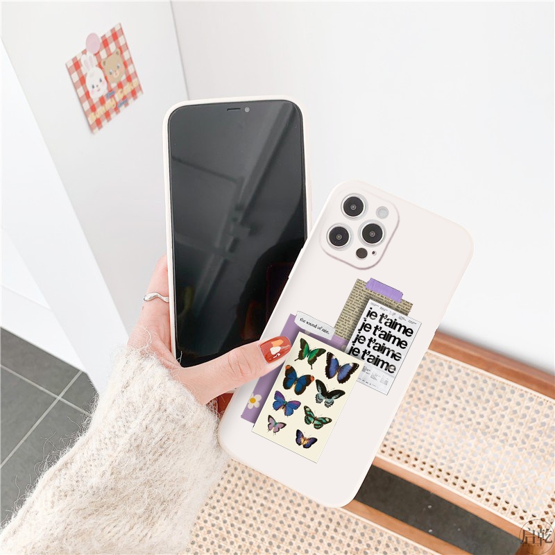 Ốp iphone - Ốp lưng iphone cạnh vuông jetaime dành cho ip 6 đến 14promax - ng134