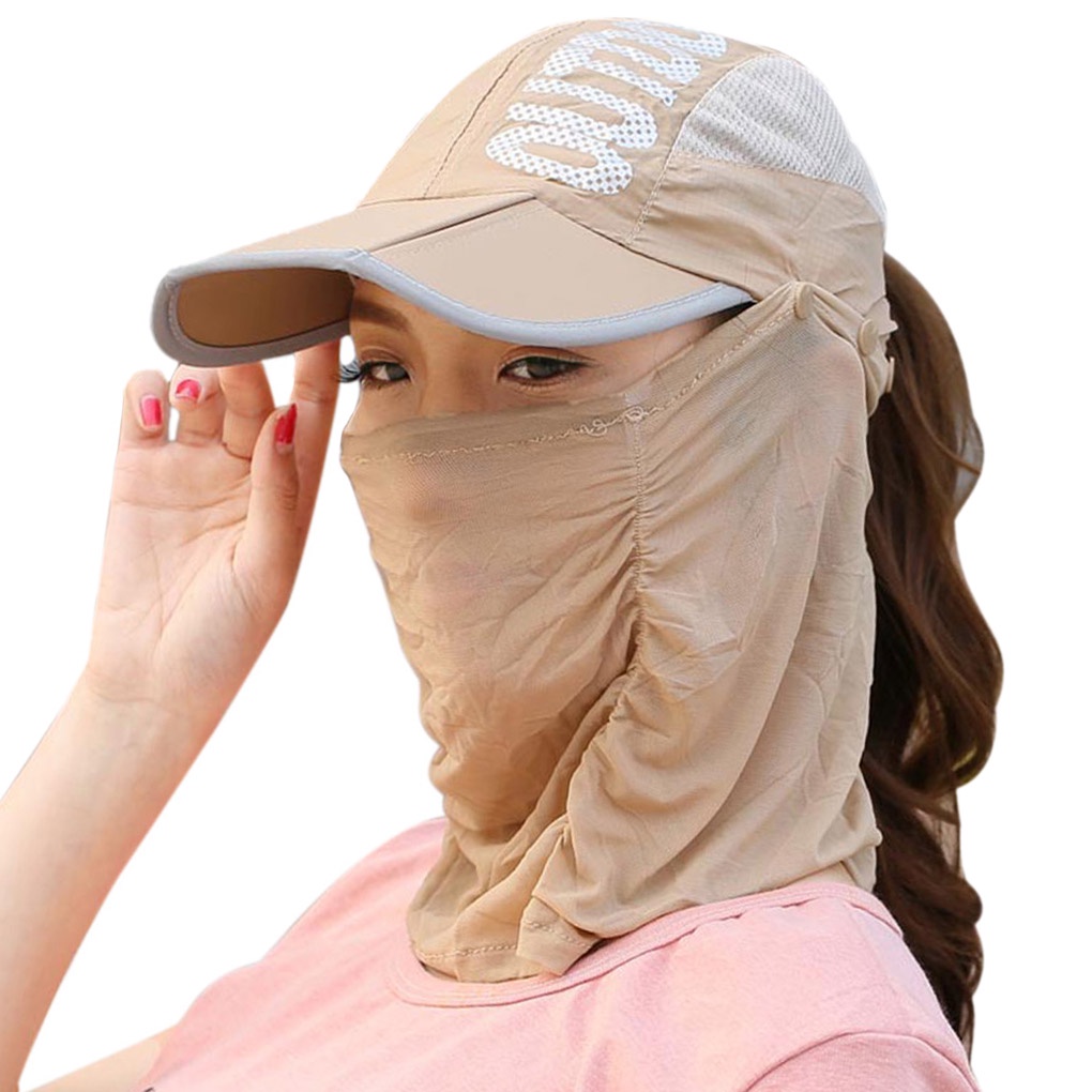 [CHOO] 360 Degrees UV Protection Hat Face Neck Flat Sunscreen Cap Outdoor Hiking Fishing Windproof Hat