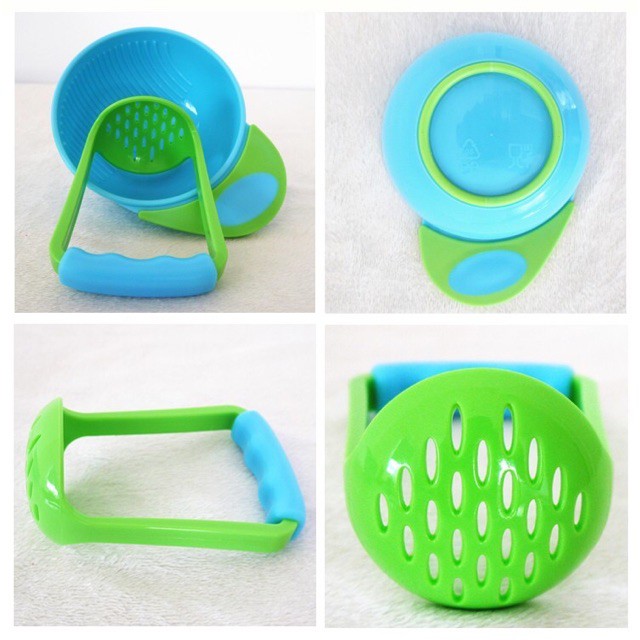 Bộ bát và cán nghiền đồ ăn dặm cho bé - AD20