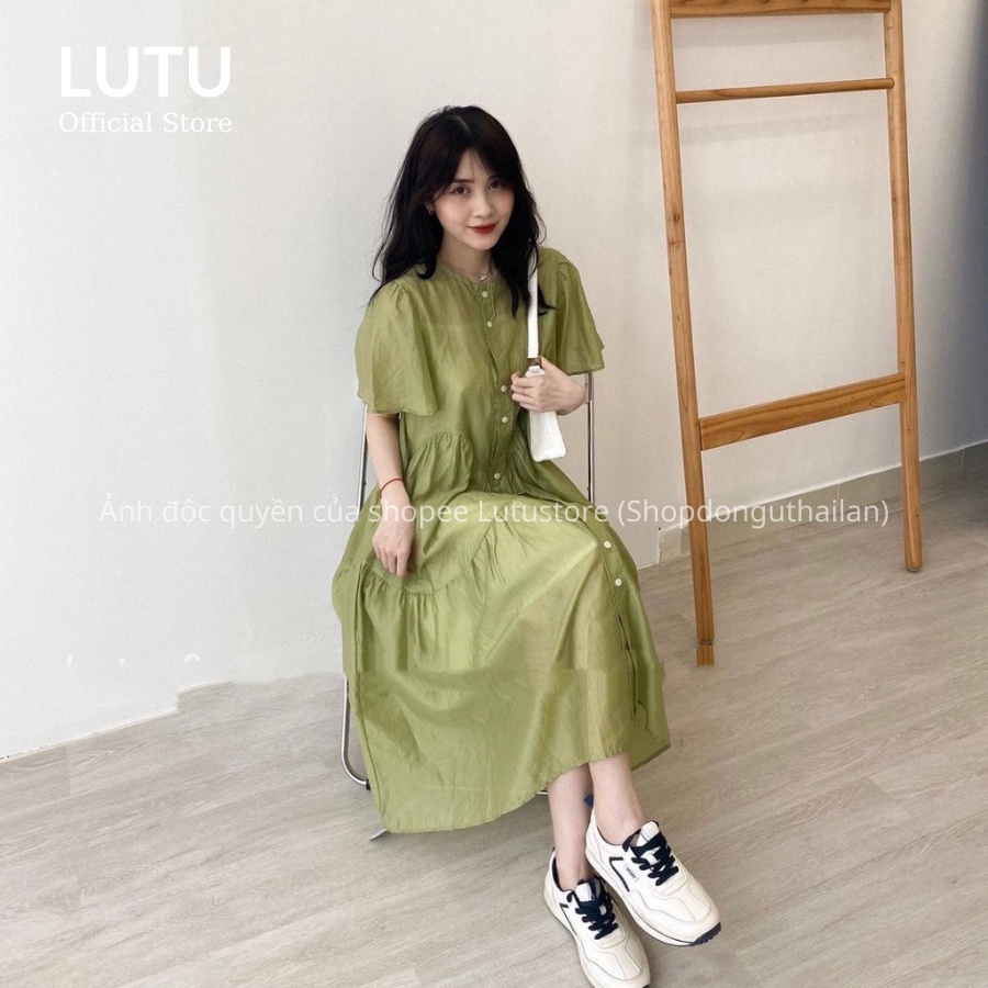 Váy Tơ Lụa Babydoll Xòe Tầng Dáng Dài Maxi Kèm Váy Hai Dây