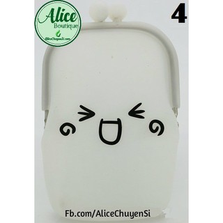 Ví/Bóp silicon đứng hình icon cảm xúc
