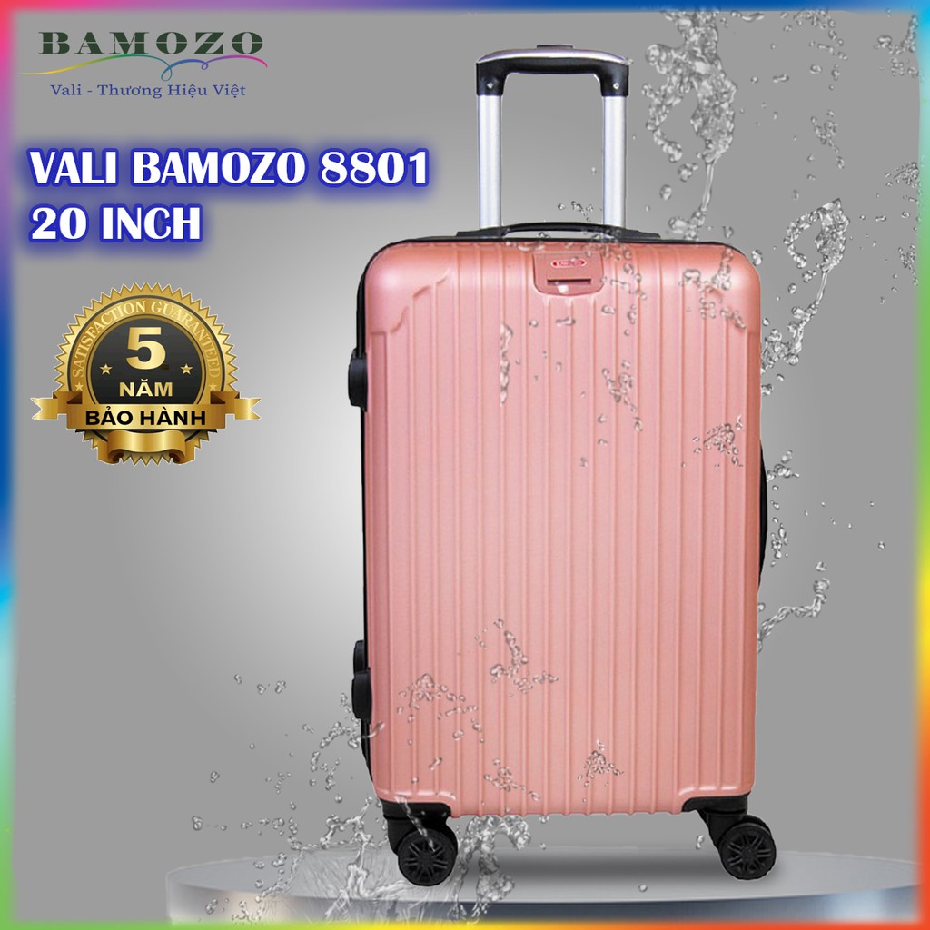 Vali Kéo Du Lịch Bamozo 8801 - Vali Size 20 - Chống Va Đập - Trầy Xước thumbnail
