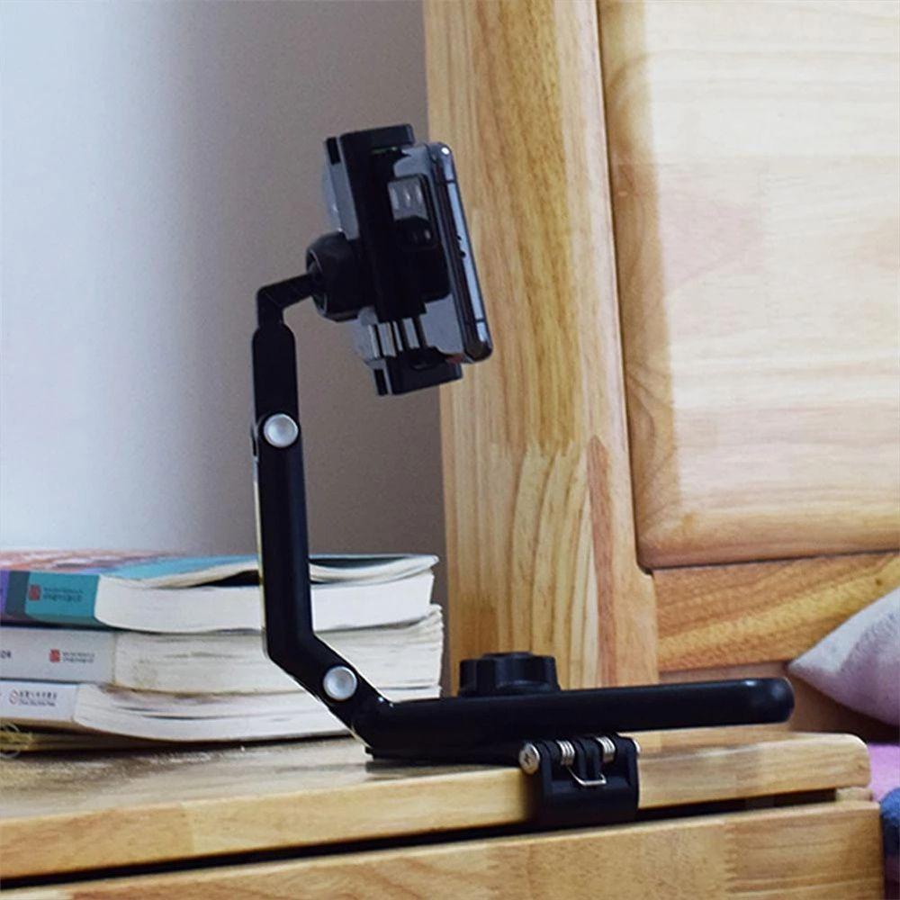 Giá Đỡ Điện Thoại Xoay 1080 Độ Kẹp Gương Chiếu Hậu Xe Hơi
