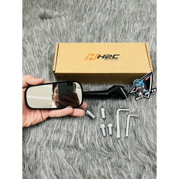 Kính H2C/Gương chiếu hậu H2C vuông chân ngắn loại 1 GIÁ 1 CÂY